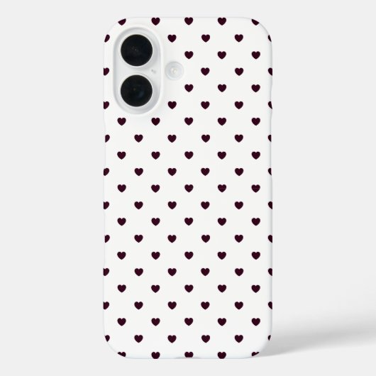 Hartprint Wit Case-Mate iPhone Case (Achterkant)