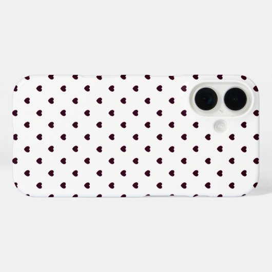 Hartprint Wit Case-Mate iPhone Case (Achterkant (horizontaal))