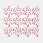 Hartprintdeken Fleece Deken (Voorkant (Horizontaal))