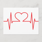 Hartpulsmonitor Briefkaart (Voorkant)