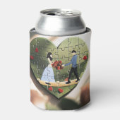 Hartpuzzel Blikje Koeler - Romantisch Drank Access (Blikje Voorkant)
