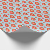 Hartrambes met pooldots en harten cadeaupapier (Hoek)