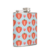 Hartrambes met pooldots en harten heupfles (Rechts)