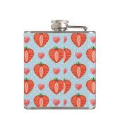 Hartrambes met pooldots en harten heupfles (Achterkant)