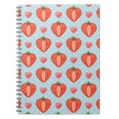 Hartrambes met pooldots en harten notitieboek (Voorkant)