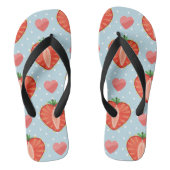 Hartrambes met pooldots en harten teenslippers (Voetbed)