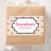 Hartrecepten Collectie Etiket (Insitu)