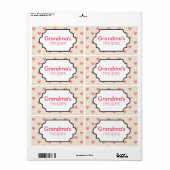 Hartrecepten Collectie Etiket (Full Sheet)