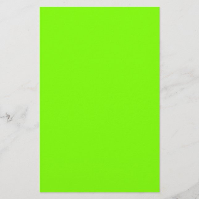 Hartreuse groene kleur, heldere neon groene kleur (Voorkant)