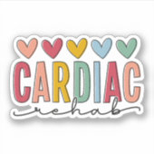 Hartrevalidatie, hartrehabilitatie sticker (Voorkant)