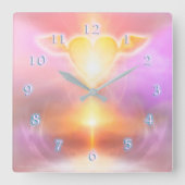 HARTREVOLUTIE VIERKANTE KLOK (Voorkant)