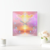 HARTREVOLUTIE VIERKANTE KLOK (Huis)