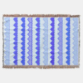 Hartrijen in tinten blauw deken (Voorkant)