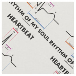 Hartritme hartslag van mijn Soul ECG-elektrocardio Stof