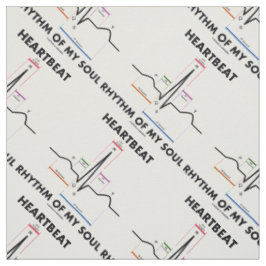 Hartritme hartslag van mijn Soul ECG-elektrocardio Stof