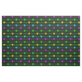 Hartritme irdescent ECG. Arts Stof (Fat Quarter)