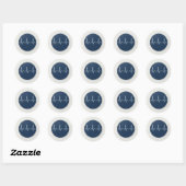 Hartritme ronde sticker (Vel)