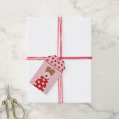 Hartritmepatronen voor wirespirband cadeaulabel (Met Touw)