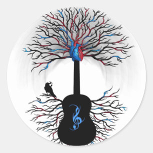 "hartritmes" ~ Surreal Guitar - sticker