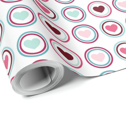 Hartrondes Valentijn Cadeaupapier (Rol Hoek)