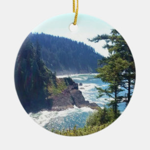 Hart's Cove, Oregon Coast Keramisch Ornament