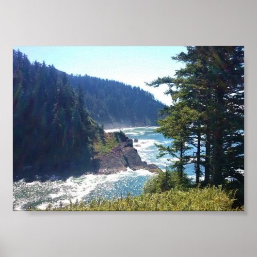 Hart's Cove, Oregon Coast Poster (Voorkant)