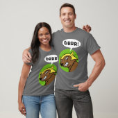 Harts Pass "GRRR!" T-shirt: Groen T-shirt (Unisex)
