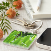 Hart's Tongue Fern Key Ring Sleutelhanger (Voorkant Rechts)