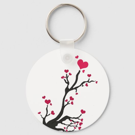 hartsbloesem-sleutelhanger sleutelhanger (Voorkant)
