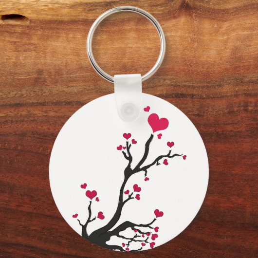 hartsbloesem-sleutelhanger sleutelhanger (Voorkant)