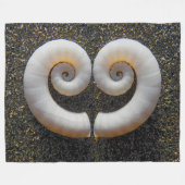 HARTSCHAAL FLEECE DEKEN (Voorkant (Horizontaal))