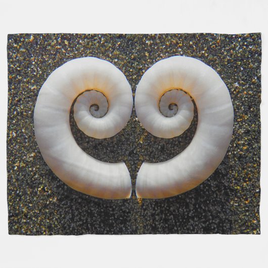 HARTSCHAAL FLEECE DEKEN (Voorkant (Horizontaal))