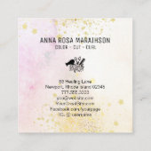 *~* Hartschaar Hartverwarmingsdroger AP6 Vierkante Visitekaartje (Achterkant)