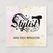 *~* Hartschaar Hartverwarmingsdroger AP6 Vierkante Visitekaartje (Voorkant)