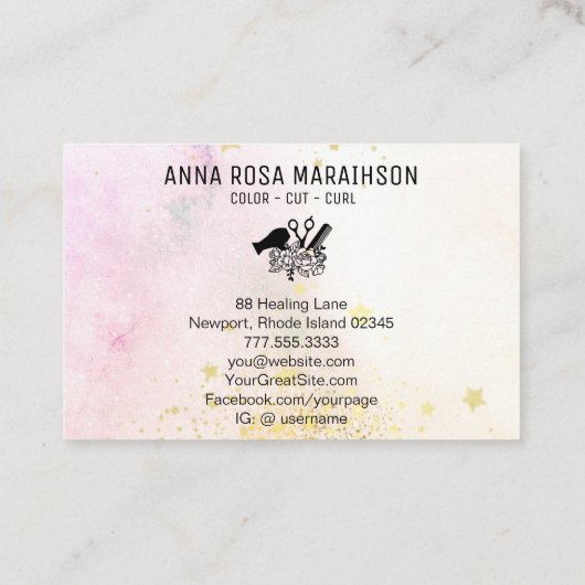 *~* Hartschaar Hartverwarmingsdroger AP6 Visitekaartje (Achterkant)