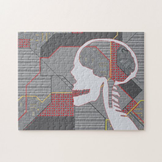 hartschedel legpuzzel (Horizontaal)