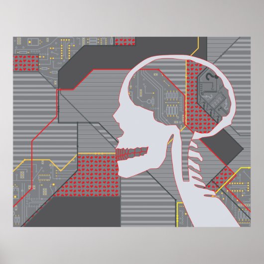 hartschedel poster (Voorkant)