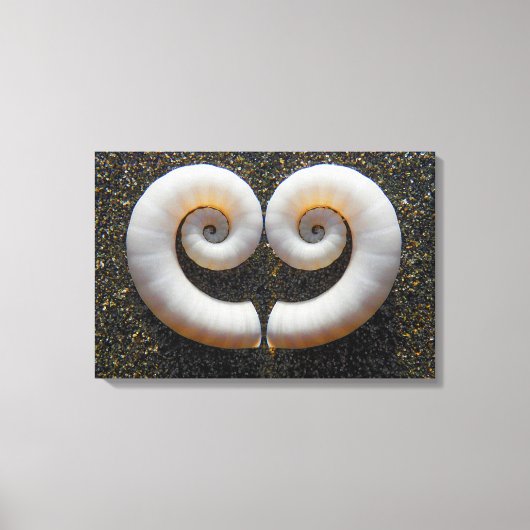HARTSCHELPEN 16x24 Canvas Afdruk (Voorkant)