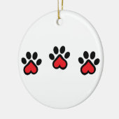 Hartschilderafdrukken Keramisch Ornament (Links)