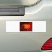 hartschilderij bumpersticker (Op auto)