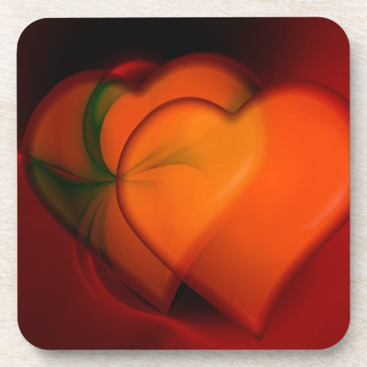 hartschilderij drankjes onderzetter (Voorkant)