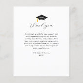 Hartscript Dank u Script afstuderen kaart (Achterkant)