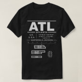 Hartsfield Jackson Atlanta International Airport G T-shirt (Design voorkant)