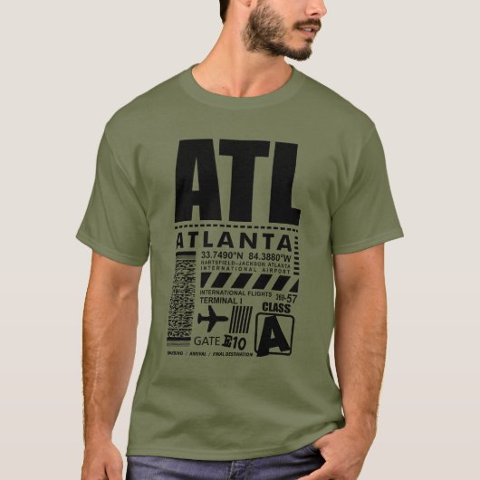 Hartsfield Jackson Atlanta International Airport T-shirt (Voorkant)