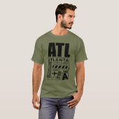 Hartsfield Jackson Atlanta International Airport T-shirt (Voorkant volledig)