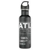 Hartsfield Jackson Atlanta Int'l Airport ATL Waterfles (Voorkant)