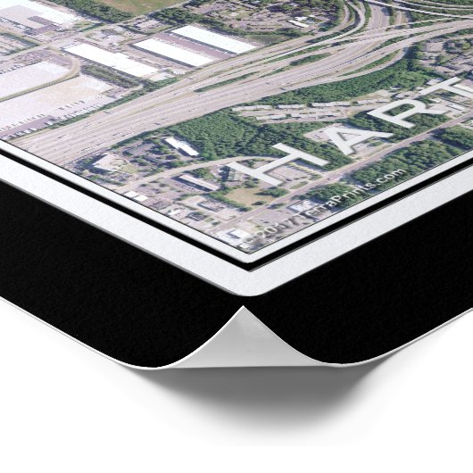 Hartsfield-Jackson Atlanta Intl Airport Satellite Poster (Hoek)