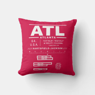 Hartsfield–Jackson Atlanta Intl Luchthaven ATL Kussen