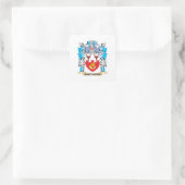 Hartshorn Wapenschild - Family Crest Vierkante Sticker (Tas)