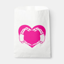 Hartskelet Handen Gotische valentijn Roze